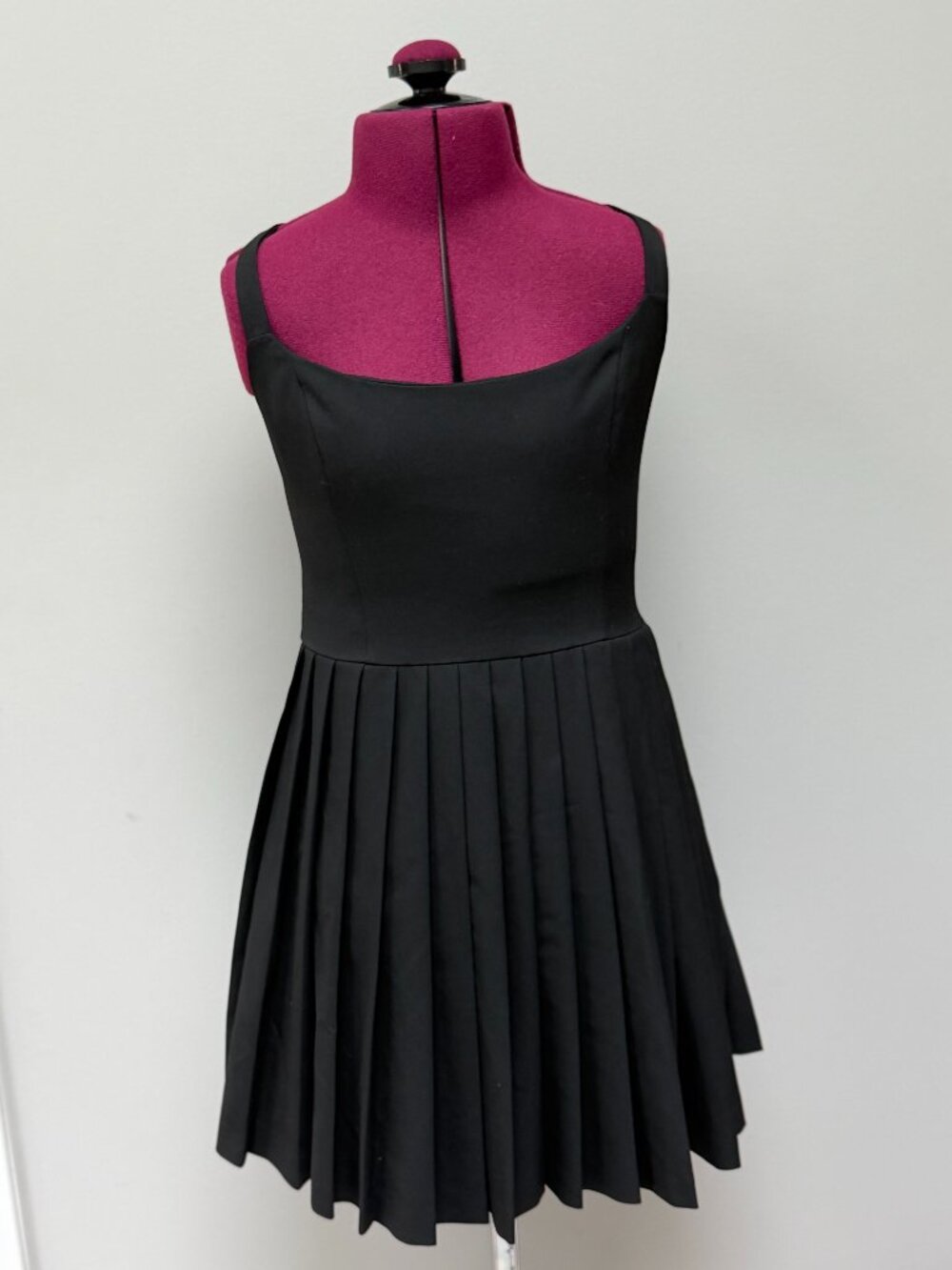 Aritzia Sunday Best Black Pleated Trix Mini Dress - Size 2